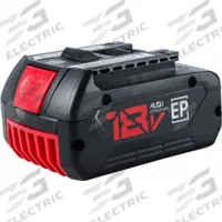 ENCORE PACKAGING Battery: 4 Ah, Battery Included, Pouch, 18V DC/20V DC (MPN E1260-28-D). Key specifications — attr1278107: Not Oil-Resistant.