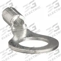 PANDUIT Ring Terminal: Bare, 5/16 in Stud Size, 12 AWG to 10 AWG Wire Sizes, 2,000 V (MPN P10-56R-L). Key specifications — Brand: PANDUIT; Barrel Style: Serrated.
