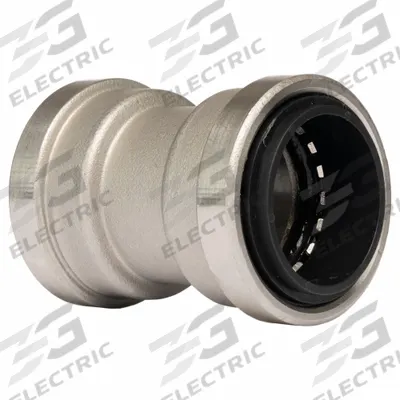 APPROVED VENDOR Push-Fit Adapter Fitting: Straight, 1 in OD x 1 in OD Size - Stainless Steel Push-to-Connect Tube Fittings