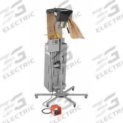 SEALED AIR - FASFIL Paper Void Fill System: 45 in Lg, 45 in Wd, 71 1/2 in Min. Ht, 85 1/4 in Max. Ht (MPN FF1500FS110). Key specifications — Manufacturer Part Number: FF1500FS110; Brand: SEALED AIR - FASFIL; Includes: Floor Stand.