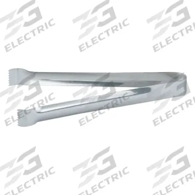VOLLRATH Pom Tongs: 6 1/2 in Overall Lg, Silver, NSF Certified, 1 Piece - Serving Tongs