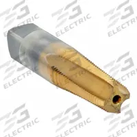 CLEVELAND Pipe and Conduit Thread Tap: 1/8"-27 NPT, 4 Flute, Semi-Bottoming Chamfer (MPN C56702)