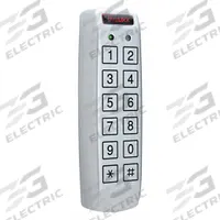 DYNALOCK Electromagnetic Access Keypad: 6 in Ht, 2 in Wd, White, White – Steel, White (MPN 7350). Key specifications — Color: White; Brand: DYNALOCK.