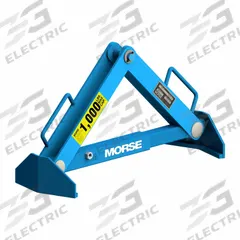 MORSE Drum Lifter: 2 Grip Points, For 30 to 85 gal Drum Capacity, Metal, 1,000 lb Wt Capacity, Rim (MPN 92). Key specifications — Color: Blue; For Drum Material: Metal; Grip Location: Rim; Material: Steel; Brand: MORSE.