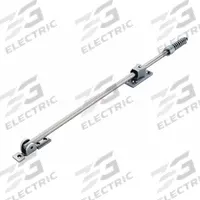 Overhead Door Holder: Overhead - Mounted, 1 1/4 in Wd, 2 in Overall Ht, Aluminum (MPN 795S-SP28). Key specifications — Brand: GLYNN-JOHNSON; Color: Gray.