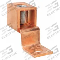 BURNDY Wire Connector: 1/0 AWG – 350 kcmil Wire Sizes, 3/8 in Stud Size, Unplated Copper Lug Body (MPN KLU300). Key specifications — attr1294325: BURNDY; attr1358749: Copper; attr1358750: 350 kcmil; attr1358751: 1/0 AWG; attr1358777: Unplated Copper.