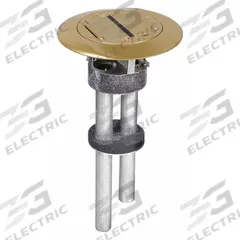 HUBBELL WIRING DEVICE-KELLEMS Fire Rated Poke Through: Round, (2) 1 in For Conduit Sizes, Brass (MPN S1PTBRS). Key specifications — Cover Color: Brass; For Conduit Sizes: (2) 1 in; Brand: HUBBELL WIRING DEVICE-KELLEMS; Includes Cover: Cover Included.