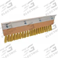 CARLISLE Oven Brush: 10 in Overall Lg, Brass Bristles, 1 1/4 in Bristle Lg, 1 in Overall Wd (MPN 40293GR00)