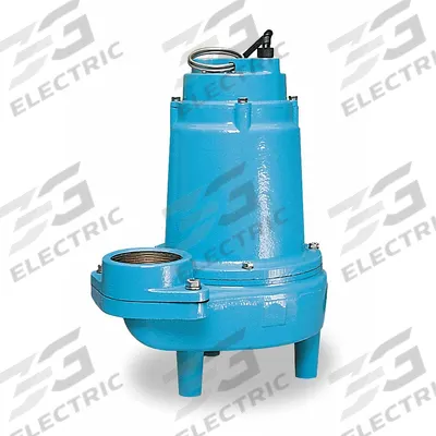 LITTLE GIANT Sewage Ejector Pump: Cast Iron, Three Phase, 1 hp, 240V AC, 2 in Max. Dia. Solids - General Purpose Sewage Ejector Pumps