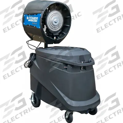 POWER BREEZER Portable Misting Cooler: 30,800 BtuH Cooling Capacity - Portable Misting Coolers