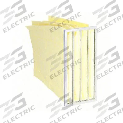 GRAINGER Pocket Air Filter: 24 in x 12 in x 30 in, MERV 15, Yellow, Synthetic - MERV 15 Pocket Air Filters