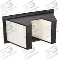 GRAINGER V-Bank Air Filter: 12 in x 24 in x 12 in, Fiberglass, Single Header, 2 Vs, MERV 11 (MPN 4PY75). Key specifications — Brand: GRAINGER; Frame or Header Material: Plastic; Media Material: Fiberglass; Filters Out: Milled Flour.