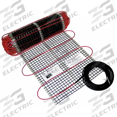 THERMOSOFT Under Floor Electric Heating System: 540 W Watt Output, 30 ft Overall Lg - Under Floor Electric Heating Systems