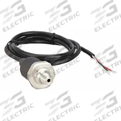 Pressure Transmitter: 0 psi to 200 psi, 4 to 20mA DC, Cable & Wire Leads, 1/8 in Male NPT, IP67 /4X (MPN G17M0142F2200#). Key specifications — Accuracy: ±0.5%; NEMA Rating: 4X; Burst Pressure: 10x Range; Calibration Certificate Included: No NIST-Traceable Calibration Certificate Included; IP Rating: IP67; Housing Material: Nylon; Output: 4 to 20mA DC; Overpressure: 2x Range.