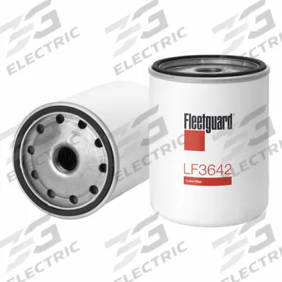 FLEETGUARD Automotive Oil Filter: B7144, LF3642, 1"-12 Thread Size, 6 11/16 in Overall Ht - Spin-On Oil Filters
