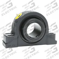 MOLINE BEARING Pillow Block Bearing: 3 3/16 in Bore, Fixed, Cast Iron, 3 3/4 in Shaft Ht, 4 Holes (MPN 19241303). Key specifications — Maximum Speed: 1,300 RPM; Mounting Bolt Size: 3/4 in; Brand: MOLINE BEARING.