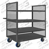 APPROVED VENDOR Stock Truck: 2,000 lb, Flush Lip, 31 in L x 67 in W x 58 in H Overall Dim., Fixed (MPN 2SPT-EX3060-4-2K-6PU-95). Key specifications — Shelf Adjustability: Fixed; Brand: APPROVED VENDOR; Color: Gray; Caster/Wheel Configuration: (2) Rigid.