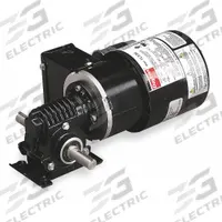 DAYTON AC Gearmotor: Right Angle, Dual Output Shafts, PSC, TEFC, 41 RPM, 57 in-lb Max Torque, CW/CCW (MPN 1L538). Key specifications — Inverter Rated: No; Brand: DAYTON; Full Load Current: 1.3/0.70 A.