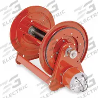 REELCRAFT Electric Motor Driven Hose Reel: 325 ft (1/2 in I.D.), 3,000 psi Max Op Pressure, Iron (MPN EA32118 M12D). Key specifications — Motor Type: Magnetic; Swivel Material: Iron; Hose Capacity: 325 ft (1/2 in I.D.); Overall Dimensions: 17-3/4 in L x 29-5/8 in W x 20-1/4 in H; Brand: REELCRAFT.