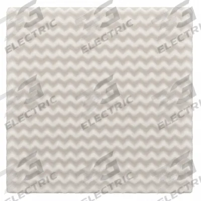 GLOBAL FINISHING SOLUTIONS Air Filter Pad: 20 in x 20 in x 2 in, Polyester, White - Paint Collector Pads