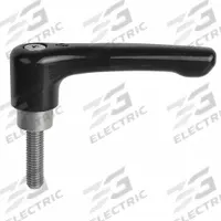 KIPP Adjustable Handle: Zinc w/ Steel Thread, 1/4"-20 Thread, 60 mm Thread Lg, 65 mm Lg (MPN K0738.2A21X60). Key specifications — Brand: KIPP.