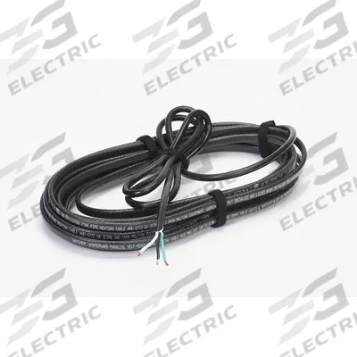 FROSTGUARD Electric Heating Cable: For Indoor/Outdoor, 24 ft Cable Lg, 240V AC - Pre-Assembled Electric Heating Cables