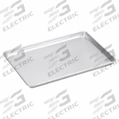 CHICAGO METALLIC Sheet Pan: Sheet Pan Pan, One Half Sheet Pan Size, Aluminized Steel, Glazed, Solid (MPN 20800). Key specifications — Bead Closure: Closed Bead; Coating: Glazed; Pan Style: Sheet Pan; Perforation: Solid; Brand: CHICAGO METALLIC; Color: Silver; Material: Aluminized Steel; NSF Certified: No.