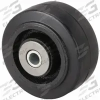 APPROVED VENDOR Caster Wheel: 5 in Wheel Dia., 2 in Wheel Wd, Rubber, 500 lb Load Rating, Iron, Std (MPN 2RZJ7). Key specifications — attr1111770: Iron; attr1111778: Black; attr1111764: APPROVED VENDOR.