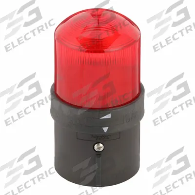 SCHNEIDER ELECTRIC Tower Light Incandescent Assembly: 1 Tier, Red, No Sounder Tier, Steady - Single-Tier Tower Light Assemblies