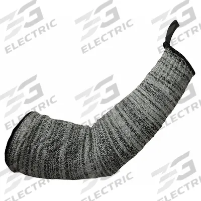 SHOWA Knit Sleeve: Cut Level A3, With Thumbhole, 16 in Lg, L, HPPE, 7 ga Thick - Light-Duty Cut-Resistant Sleeves