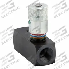PARKER Hydraulic Flow Control Valve: 25 gpm Max Flow Rate, 3/4 in NPT, 3/4 in NPT, Steel, Control (MPN F1200S). Key specifications — attr1018158: Manual; attr1018114: Rotary Knob; attr1018116: Steel; attr1018117: PARKER.