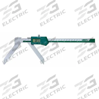 INSIZE Arc Radius Digital Caliper: 0.2000 in to 6 in /5 mm to 150 mm, Cabled - Arc Radius Digital Calipers