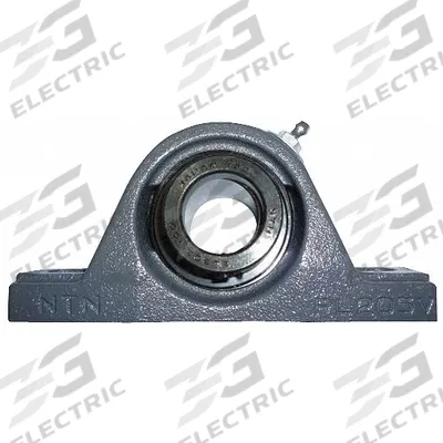 NTN Pillow Block Bearing: 2 3/16 in Bore, Cast Iron, Eccentric Collar, 2 1/2 in Shaft Ht - General Purpose Pillow Block Ball Bearings