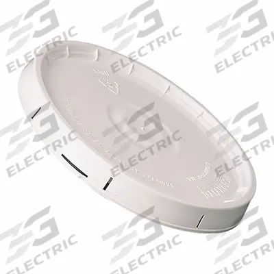 GRAINGER Lid: Gasketed, 12 1/4 in Overall Dia, White, Plastic - Snap-On Lids