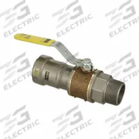 VIEGA MEGAPRESS Manual Two-Way Ball Valve: 1 1/4 in, Bronze, Straight, 125 psi Max. Pressure (CWP) (MPN 30675). Key specifications — Brand: VIEGA MEGAPRESS; Handle: Locking Lever.