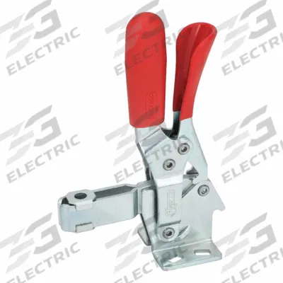 JW WINCO Vertical Acting Toggle Clamp: Locking Vertical Handle, Flange Base Mounting - Standard Toggle Clamps