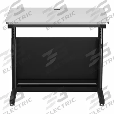 VERSADESK Standing Desk: White, Wood, 36 in Overall Wd, 30 in Overall Dp - Manual Adjustable-Height Desks