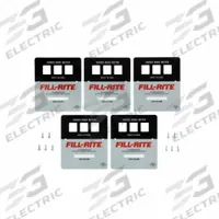 FILL-RITE Faceplate Kit: Faceplate Kit, Fill-Rite, 1P951/24KJ09/3KMR1/4RP91, (5) Faceplates (MPN KIT800FPP)
