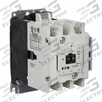 EATON Magnetic Contactor: Non-Reversing, 3 Poles, NEMA Size 2, 45 A - Non-Reversing NEMA Contactors