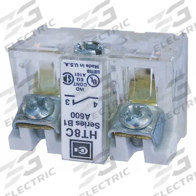 EATON Contact Block: 30 mm Panel Mounting Size, 1NO, Momentary, HT800 Series - Contact Blocks