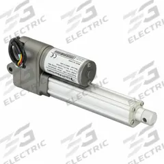 DUFF-NORTON Linear Actuator: LT, 112 lbf Rated Load, 4 in Stroke, 12V DC, IP66 (MPN LT100-1-100P). Key specifications — Nut Material: Plastic; Position Feedback Option: Potentiometer.