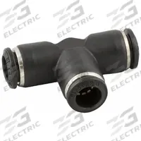 AIGNEP Push-Fit Tee Fitting: 8 mm OD x 10 mm OD x 8 mm OD Size, Fiberglass-Reinforced Nylon (MPN 55230-8-10-8). Key specifications — Brand: AIGNEP.