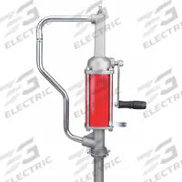 DAYTON Hand Pump: Rotary Action, Pump with Spout, Aluminum/Steel Housing, 32 oz per stroke, Buna-N (MPN 6HKV5). Key specifications — Brand: DAYTON; Housing Material: Aluminum/Steel; Maximum Flow Rate: 32 oz per stroke; Seal Material: Buna-N.
