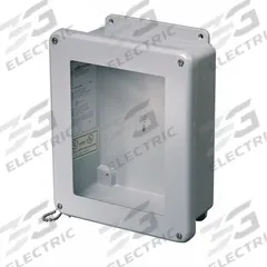 WIEGMANN Enclosure: Fiberglass, 20 in x 16 in x 8 in, NEMA 1/12/3R/4X/6P, Screw On, Clear Cover (MPN HW-J201608SC). Key specifications — Brand: WIEGMANN; Closure Method: Screws; Knockouts: Not Included.