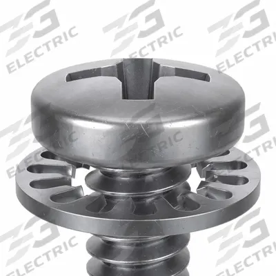 SEMS Screw: Flat/Split Lock, #10-24 Thread Size, 3/8 in Lg, Stainless Steel - Machine Screws with Flat & Split Lock Washers