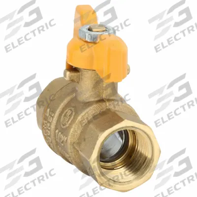 APPROVED VENDOR Manual Two-Way Ball Valve: 1/2 in, Brass, Straight, FNPT x FNPT - Brass Ball Valves