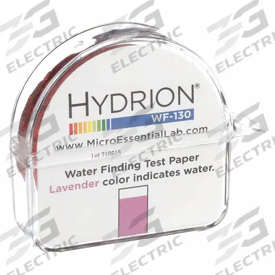 HYDRION Test Strips: Water Finder, Yes/No, Strip, 50 ft Overall Lg - Single-Parameter Test Strips