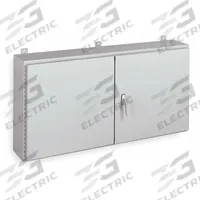 WIEGMANN Enclosure: Steel, 24 in x 48 in x 8 in, NEMA 12, Solid Cover, Hinged (MPN WA244808WF). Key specifications — Brand: WIEGMANN; Closure Method: Screws; Knockouts: Not Included.