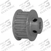DAYTON Timing Pulley: Curvilinear, Fixed, For HTD Timing Belt Section, For 9 mm Belt Wd, 16 Teeth (MPN 16-5M09-6FA4). Key specifications — Brand: DAYTON; Finish: Clear Anodized; For Belt Series: Powerhouse®.