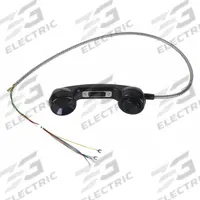 HUBBELL GAI-TRONICS Handset Kit: Plastic, Handsets, Armored Cord, 29 in Overall Ht, 226/227, Black (MPN 10117-003). Key specifications — Compatible with Series: 226; Manufacturer Part Number: 10117-003; Product Type: Handset Assembly; For Use With: Telephones; Includes: Armored Cord; Brand: HUBBELL GAI-TRONICS; Color: Black; Material: Plastic.